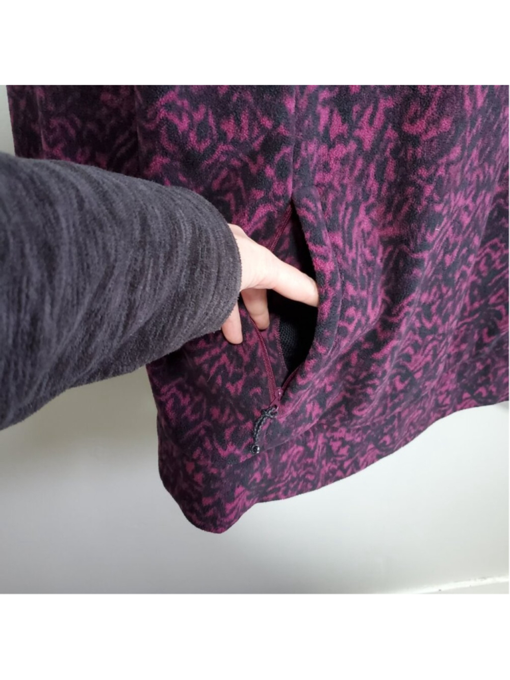 COLUMBIA Ali Peak Performance Fleece Tunic Sweater XL High Neck Longline - Picture 6 of 14